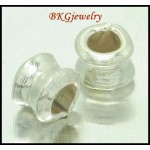 10x Wholesale Spacer Beads Jewelry Supplies Hill Tribe Silver [KB079]
