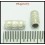 10x Wholesale Hill Tribe Silver Tube Beads Jewelry Findings [KB006]