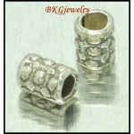 10x Wholesale Tube Beads Hill Tribe Silver Jewelry Supplies [KB069]