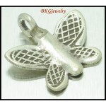 5x Hill Tribe Silver Karen Butterfly Charms Jewelry Findings [KC060]