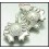 3x Wholesale Hill Tribe Silver Charms Crab Jewelry Findings [KC014]