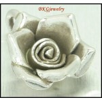 3x Jewelry Supplies Hill Tribe Silver Rose Charms Wholesale [KC044]