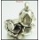 2x Jewelry Supplies Hill Tribe Silver Flower Charms Wholesale [KC069]