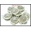 1x Wholesale Jewelry Supplies Hill Tribe Silver Coil Charms [KC065]