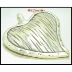 1x Heart Pendant Hill Tribe Silver Wholesale Jewelry Findings [KC035]