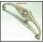 1x Hill Tribe Silver Engrave Bar Wholesale Jewelry Findings [KH184]