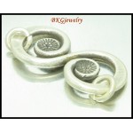 1x Hill Tribe Silver Karen Engrave Jewelry Supplies Wholesale [KH194]