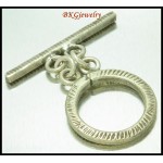 1x Thailand Hill Tribe Silver Toggles Jewelry Supplies Wholesale [KH104]