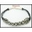 Handcrafted Beads Hill Tribe Silver Waxed Cotton Cord Bracelet [KH030]