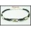 Handmade Bracelet Waxed Cotton Cord Hill Tribe Silver Bead [KH045]