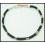 Waxed Cotton Cord Hill Tribe Silver Handmade Bead Bracelet [KH046]