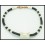 Hill Tribe Silver Bead Waxed Cotton Cord Bracelet Handmade [KH056]