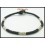 Hill Tribe Silver Jewelry Bracelet Waxed Cotton Cord Handmade [KH072]