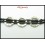 Hill Tribe Silver Bead Waxed Cotton Cord Handcrafted Bracelet [KH077]