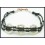 Hill Tribe Silver Bead Waxed Cotton Cord Handcrafted Bracelet [KH077]