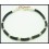 Waxed Cotton Cord Hill Tribe Silver Bracelet Jewelry Handcraft [KH107]
