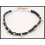 Hill Tribe Silver Handmade Jewelry Bracelet Waxed Cotton Cord [KH136]