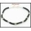 Handcrafted Bracelet Waxed Cotton Cord Hill Tribe Silver Bead [KH137]