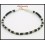 Hill Tribe Silver Waxed Cotton Cord Jewelry Handmade Bracelet [KH148]