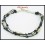 Waxed Cotton Cord Bead Hill Tribe Silver Handcrafted Bracelet [KH153]