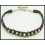 Hill Tribe Silver Bead Waxed Cotton Cord Handmade Bracelet [KH052]