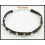 Hill Tribe Silver Weaving Bracelet Waxed Cotton Cord Jewelry [KH140]