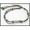 Hill Tribe Silver Waxed Cotton Cord Jewelry Handmade Bracelet [KH141]