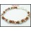 Hill Tribe Silver Bracelet Waxed Cotton Cord Weaving Jewelry [KH081]