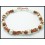 Hill Tribe Silver Bracelet Waxed Cotton Cord Weaving Jewelry [KH081]