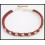 Weaving Bracelet Hill Tribe Silver Jewelry Waxed Cotton Cord [KH154]