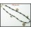 Waxed Cotton Cord Jewelry Weaving Hill Tribe Silver Anklet [KH086]