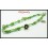 Hill Tribe Silver Bead Handmade Anklet Waxed Cotton Cord [KH084]