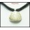 Waxed Cotton Cord Hill Tribe Silver Weaving Necklace Jewelry [KH039]