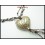 Waxed Cotton Cord Handmade Necklace Heart Hill Tribe Silver [KH089]
