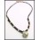 Waxed Cotton Cord Necklace Hill Tribe Silver Charm Wholesale [KH115]