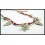 Hill Tribe Silver Charm Waxed Cotton Cord Handmade Necklace [KH091]