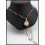 Weaving Waxed Cotton Cord Necklace Hill Tribe Silver Bead [KH121]