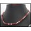 Hill Tribe Silver Bead Waxed Cotton Cord Necklace Handmade [KH180]