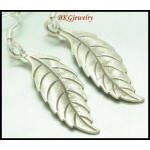 Handcrafted Jewelry Dangle Earrings Leaf Hill Tribe Silver [KH065]