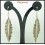 Hill Tribe Silver Leaf Earrings Dangle Jewelry Handmade [KH068]