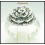 925 Sterling Silver Electroforming Marcasite Rose Ring [MR077]