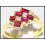 Six Square Ruby and Diamond Ring Solid 18K Yellow Gold [R0091]