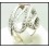 925 Sterling Silver Marcasite Ring Electroforming Jewelry [MR109]