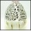 925 Sterling Silver Jewelry Marcasite Ring Electroforming [MR116]