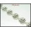 Marcasite Jewelry Electroform Rose Bracelet 925 Sterling Silver [MB042]