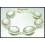 Moonstone Bracelet Electroform Sterling Silver Marcasite [MB047]
