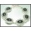925 Sterling Silver Bracelet Electroforming Marcasite Wholesale [MB045]