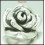 Rose Jewelry Electroforming Pendant 925 Sterling Silver [MP052]