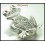 Marcasite Electroforming Fashion Frog Pendant 925 Sterling Silver [MP044]