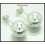 10MM. Ball Earrings Sterling Silver Electroforming Fashion [ME105]